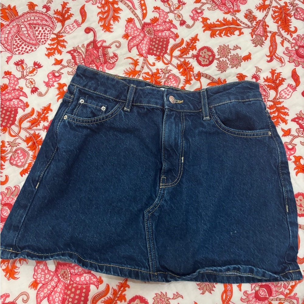 Zara Blue Denim (jean) Skirt